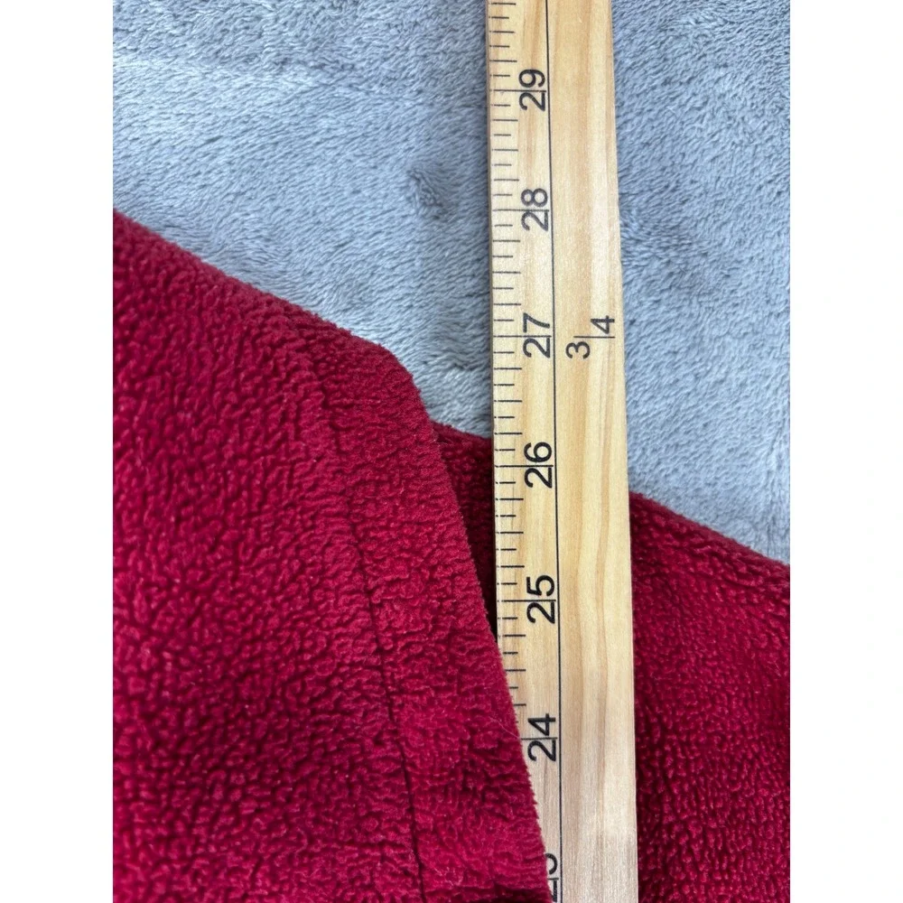 Columbia Fleece Jacket Men L‎ Red WSU Cougars Zip Collegiate Outdoor Gorpcore